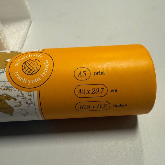 World Scratch Map- Deluxe Edition LARGE Luckies Of London - Picture 3 of 8